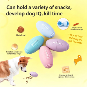 Jouet à mâcher interactif moderne en silicone de qualité alimentaire, respectueux de l'environnement, <span class=keywords><strong>pour</strong></span> chiens et chats, balle de dentition réduisant l'anxiété des animaux de compagnie - Product Image 1