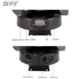 Projecteurs de scène à tête mobile LED DMX512 en gros, faisceau à 6 bras, 4 yeux d'abeille, ciel étoilé pour DJ, fête, discothèque, bar, Halloween, bal - Product Image 4