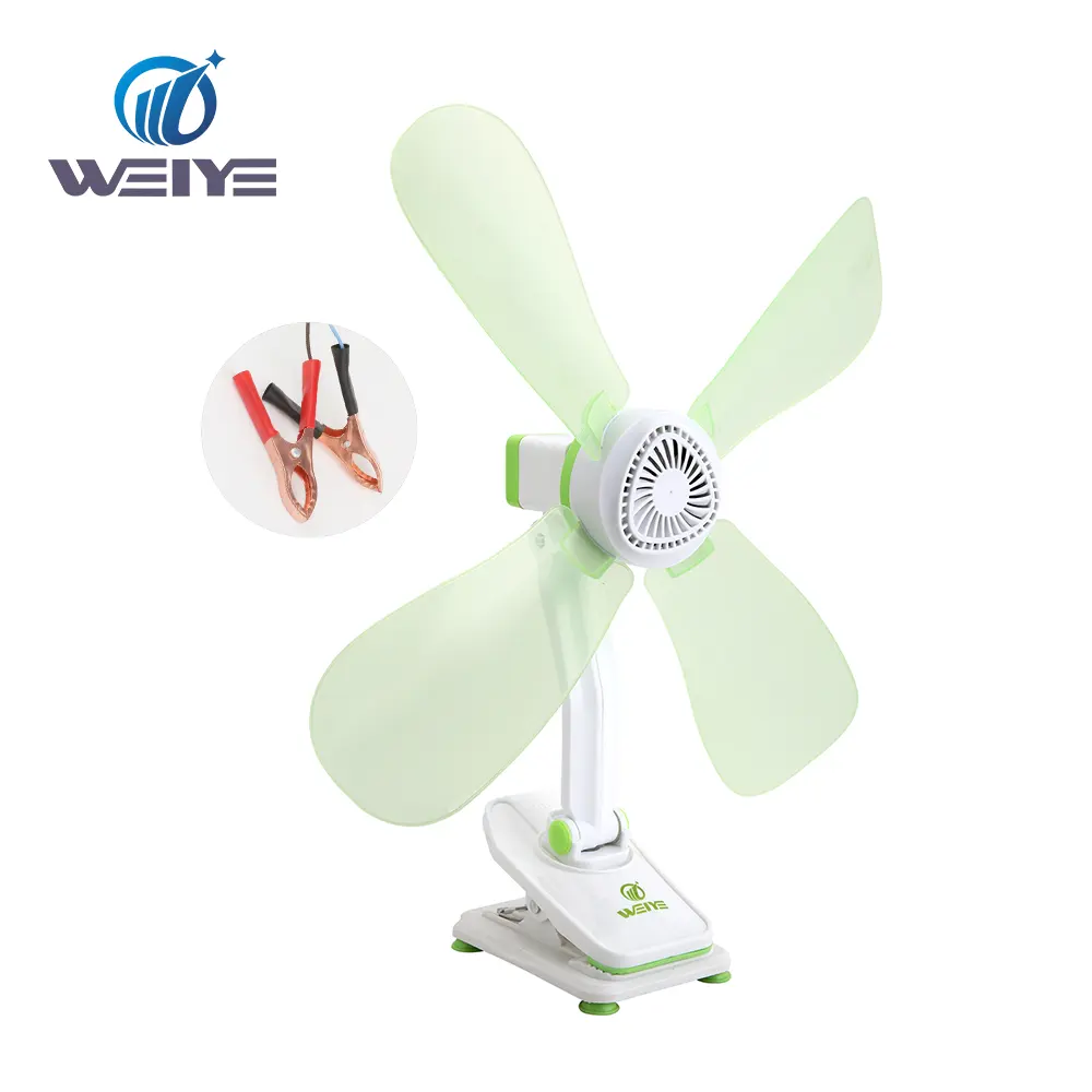 Low-Priced Buttoned Up Power DC 12V foldable Mini Clip Fan