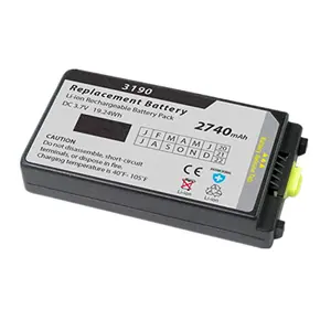 Scanner di codici a barre a batteria ricaricabile ai polimeri di litio per batteria MC3100 MC3190 MC3190G MC30 MC3000 3.7v 2500mah 82-127909-02