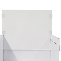 Présentoir de Sol en Carton Pliable et Personnalisé Pop-up pour Magasin, en Stock