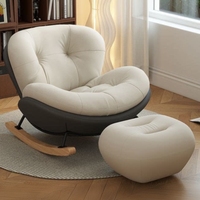 Fauteuil suspendu, style moderne et minimaliste pour salon, chaise longue de détente, pour la sieste à la maison, idéal pour les personnes qui recherchent la détente, canapé convertible pour s'asseoir ou s'allonger