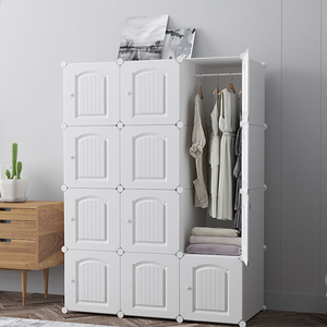 מפעל שקע 3d לבן צבע רב-דלת פלסטיק ארון אחסון נעליים מתלה קל להרכיב - Product Image 2