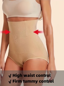 Faja Moldeadora de Cintura Alta para Mujer, Tallas Grandes, Control de Abdomen, Tipo Tanga, Compresión Reductora, Ropa Interior - Product Image 5
