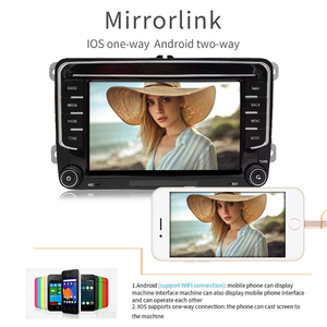 7 pulgadas pantalla táctil 2 Din DVD Video reproductor Multimedia coche navegación GPS 2G + 32GB Android coche estéreo Radio para VW/Volkswagen coches - Product Image 3