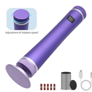 Lima Eléctrica para Pedicura de Acero Inoxidable Recargable y Potente con Logotipo Personalizado, 1200 rpm, Lima Eléctrica Reutilizable para Pies, Removedor de Callos con Temporizador - Product Image 1