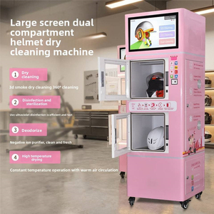 Commercial Motorcycle Helmet Cleaning Station Self Service Helmet Washer Dryer Disinfector Machine - Product Image 6