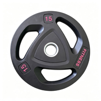 Plaques de poids en caoutchouc Factory Fitness pour haltères, 2,5 kg, 5 kg, 10 kg, 15 kg, 20 kg, 25 kg, ensemble de plaques de poids calibrées pour la salle de sport