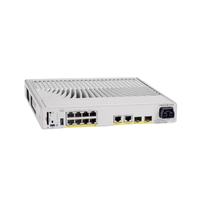 Cisco Catalyst C9200CX-8P-2X2G-A Switch Ethernet Gestionado L3 de 8 Puertos Gigabit PoE+ con 2x10G SFP+ Uplink, 60Gbps, 240W, Sin Ventilador, Empresarial