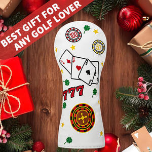 Housse de tête de club de golf en cuir PU de haute qualité, personnalisée, nouveau style, pour fairway woods - Product Image 5