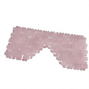 Rose Quartz Eye <b>Massage</b> Stone Cold Therapy Cover for Face Relaxation - Product Image 5