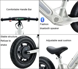 2024 nuovo prodotto per bambini Balance Bike da 12 pollici e-bike per bambini 200w 24v batteria al litio Mini bici elettrica per bambini