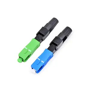 FTTH Field Quick Assembly SC SM Connector SC Fast Connector UPC APC Fiber Optic Fast Connector