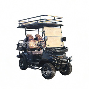 Voitures de golf électriques 4 places à bas prix avec batterie au lithium 72V – Chariot électrique Club Car compétitif pour les longues distances - Product Image 3