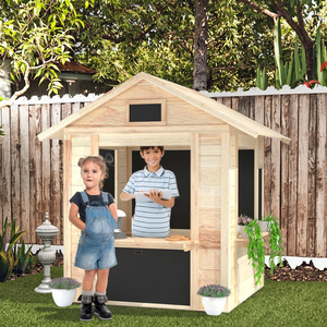 2025 nouveau pin massif naturel aire de <span class=keywords><strong>jeux</strong></span> extérieure en <span class=keywords><strong>bois</strong></span> multi-fonctionnel cabine décoration jeu interactif enfants Playhouse - Product Image 2