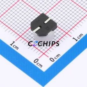 Condensateur électrolytique en aluminium SMD CS1A101M-CRE54, SMD, D6.3xL5.4mm 100uF 20% 10V 6.3mm - Product Image 2