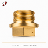 Bouchon d'étanchéité hexagonal en laiton avec bride pour raccords hydrauliques, conduites pneumatiques et systèmes de vannes – Approvisionnement direct usine