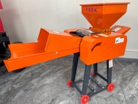 Machine 2-en-1 pour hacher le foin et les légumes, broyeur d'herbe et de légumes pour l'alimentation du bétail