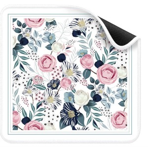 Tapete de Mesa de Mahjong Floral Premium, Antideslizante, de Poliéster, Cubierta Cuadrada para Mesa, Reducción de Ruido, Tapete para Juegos de Mesa y Cartas, Venta al Por Mayor, OEM, ODM - Product Image 1