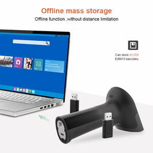 Luckydoor L500RB <strong>2D</strong> Wireless <strong>QR</strong> <strong>Code</strong> <strong>Scanner</strong> USB Modern Design Automatic Passport <strong>Reader</strong> Wireless Barcode <strong>Scanner</strong> - Product Image 6