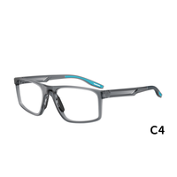 Gafas Unisex Premium Deportivas con Protección Anti-Luz Azul, Montura Completa Cuadrada, Lentes Graduadas, TAC Gris, Alta Calidad, Ligeras y Modernas