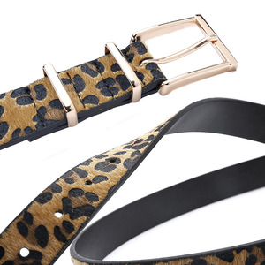 <span class=keywords><strong>Cintura</strong></span> Personalizzata Hip Hop alla Moda, Multicolore con Stampa Leopardata, <span class=keywords><strong>in</strong></span> <span class=keywords><strong>Pelle</strong></span> PU Effetto Crine di Cavallo, Stile Punk per <span class=keywords><strong>Donna</strong></span>, Ideale per Jeans - Product Image 6
