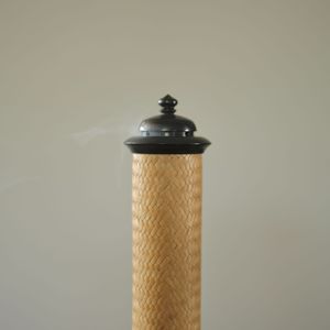 Quemador de incienso de bambú tejido, soporte de incienso de ébano para ceremonia del té, uso religioso, origen Anji - Product Image 4