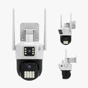 Máy Quay PTZ HD Ống Kính Kép Full HD 2MP Hàng Mới Về Máy Quay PTZ Vòm Âm Thanh Hai Chiều Tầm Nhìn Ban Đêm WIFI Không Dây An Ninh - Product Image 3