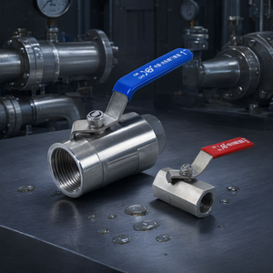 Vanne à bille hydraulique en acier inoxydable haute pression résistante à la corrosion pour système hydraulique - Product Image 2