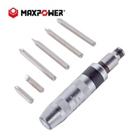 Extracteur de vis endommagé, extracteur de boulons rouillés, jeu de tournevis à impact avec kit en acier S2 bits paquet de 8 pièces