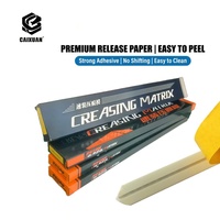 Matrice de découpe et de pliage en PVC durable pour carton, bande de pliage autocollante pour boîte en carton ondulé, modèle 70 mm