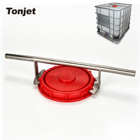 Clé à couvercle de conteneur IBC en acier inoxydable durable de 150 mm (6 pouces) pour ouvre-conteneur industriel robuste
