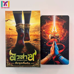 Kartu <span class=keywords><strong>Tarot</strong></span> Mewah Terinspirasi Thailand dengan Pengerjaan Tepi Presisi dan Pencetakan Premium - Product Image 4