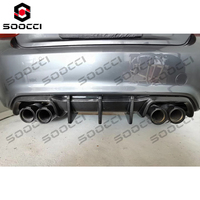 Difusor Trasero de Fibra de Carbono Seca TAKD, Kit de Carrocería, Difusor Inferior de Parachoques con Alerón Lateral para BMW F87 M2 M2C 2016-2021