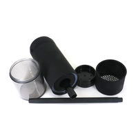 Chicha portable Futeng, nouveau design, vente en gros d'usine, chicha en acrylique pour voiture, style économique, chicha portable