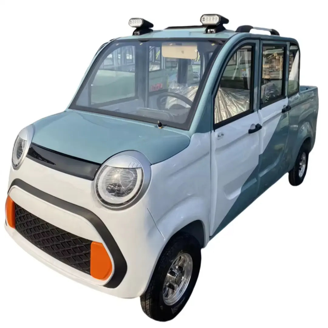 Mobil listrik tenaga surya 4 roda, mobil truk Pickup Mini, mobil tenaga surya kecepatan tinggi