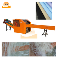 Machine de découpe automatique pour le recyclage des déchets textiles, broyeur de fibres de filet de pêche de grande taille