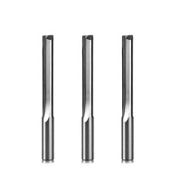 Fraise droite à rainurer en carbure monobloc KERUSI CNC, queue de 3.175 mm, 2 dents, 55-60HRC pour le bois, ODM/OEM
