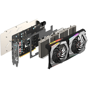 Tarjetas gráficas <span class=keywords><strong>MSI</strong></span> GeForce GTX <span class=keywords><strong>1660</strong></span> <span class=keywords><strong>Ti</strong></span> GAMING X 6G usadas para juegos de escritorio 6GB GDDR6 con 192-bit 12 Gbps para velocidad de memoria - Product Image 6