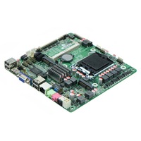 LGA1155 2/3 Gen I3/I5/I7, Motherboard Cpu dengan H61 Chispet Tipis Itx 17*17 6 Rs232 Lari Sistem Win7 Winxp