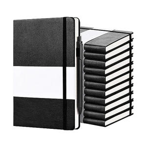 Carnet de notes A5/A3 de style professionnel, couverture en cuir PU, couverture rigide, ligné, journal, organisateur de travail scolaire et de bureau, cadeau pour femmes et hommes, emballé dans une boîte - Product Image 1