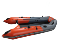 Bateau gonflable de sport haute vitesse tendance avec plancher pneumatique prêt à l'emploi SM330, capacité 6 personnes