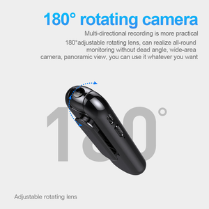 4GB Custom Mini 1080P Video Recorder 180° Adjustable <b>Camera</b> Voice Activated with Infrared <b>Night</b> <b>Vision</b> for Outdoor Travel - Product Image 4
