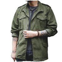 Veste de safari M65 classique vintage pour homme, multi-poches, pour explorateurs, photographes et journalistes