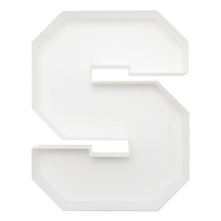 Verjaardag decoratieve vulbare lettervormige doos van 25,4 cm van plastic PLA, geschikt voor cake, brood, sushi, snacks en chocolade