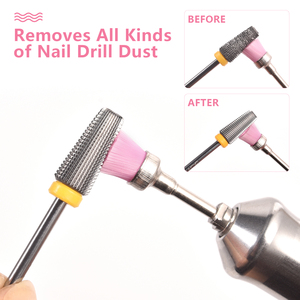 KADS <b>Nail</b> Drill Bit Brush Professional <b>Nail</b> Dust <b>Nail</b> Dust Cleaning <b>Nail</b> Accessories Tool Manicure Dust Brush Cleaning Tool - Product Image 4