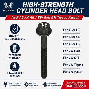 สลักเกลียวฝาสูบ MANER รุ่น 06D103385D สำหรับรถยนต์ VW Golf GTI Passat CC Tiguan Scirocco Audi - Product Image 4