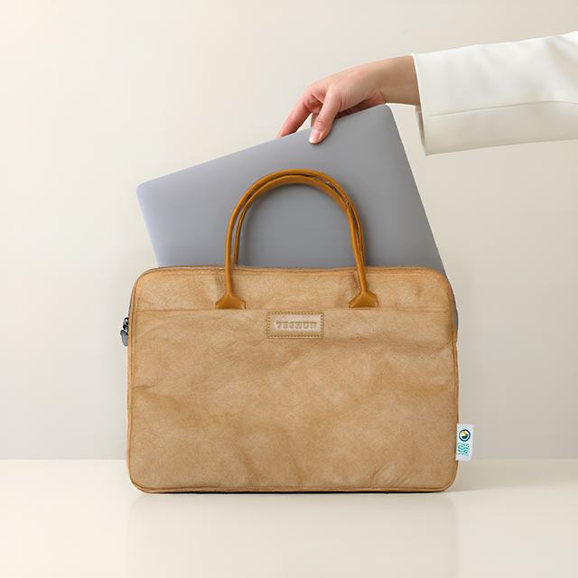 Custom Recycled Eco Reusable Durable Portable 14 15 16 Inches Tyvek DuPont Paper Shockproof Tablet & Laptop Bags