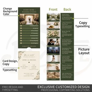 Tarjetas <span class=keywords><strong>de</strong></span> Cascada Personalizadas para Programa <span class=keywords><strong>de</strong></span> Ceremonia <span class=keywords><strong>de</strong></span> Boda con Pestañas <span class=keywords><strong>de</strong></span> Orden <span class=keywords><strong>de</strong></span> Servicios e Integración <span class=keywords><strong>de</strong></span> Votos Personalizados - Product Image 4