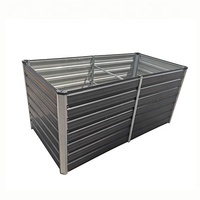 Jardinière surélevée en métal galvanisé LJ, lits de jardin surélevés pour l'extérieur, montage facile, pour la culture de légumes, de fruits et de fleurs